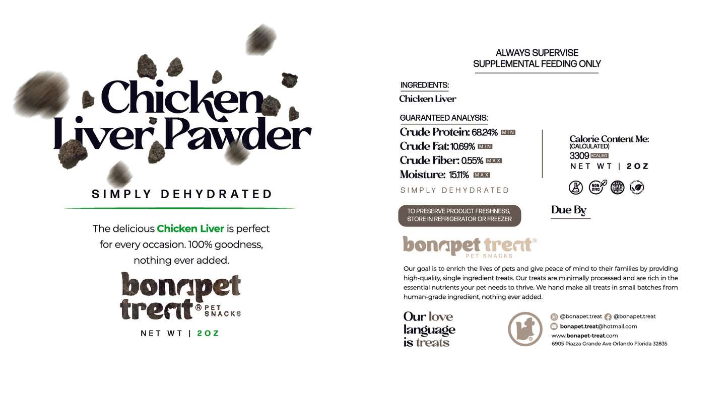 Chicken Liver Paw-Der